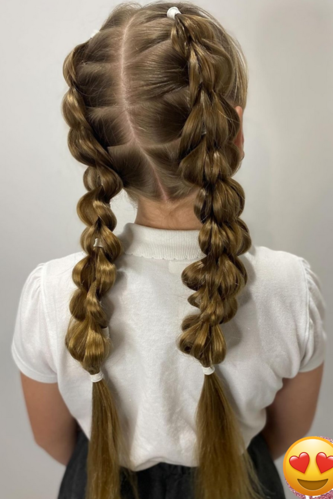 Adorable Natural Pigtails