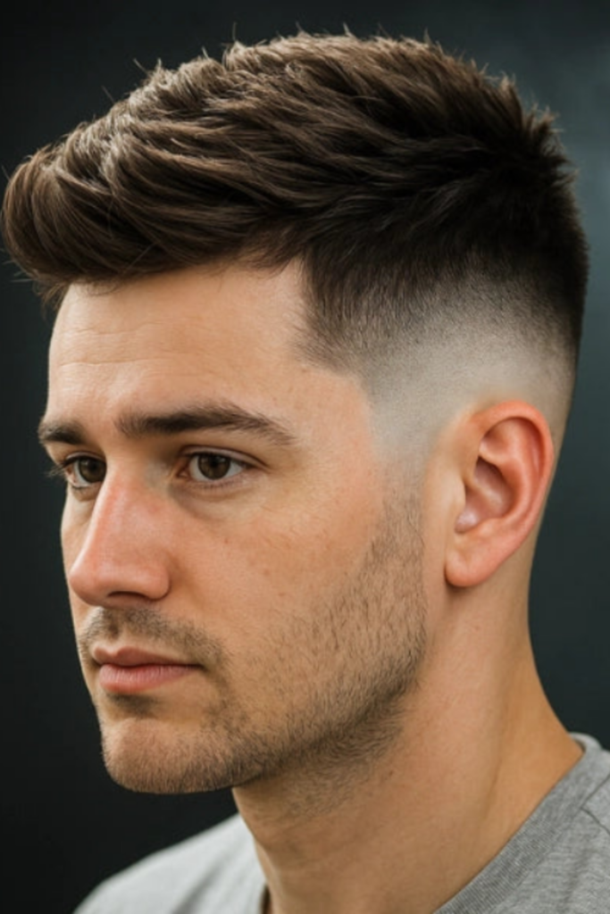Modern Men’s Style Haircut