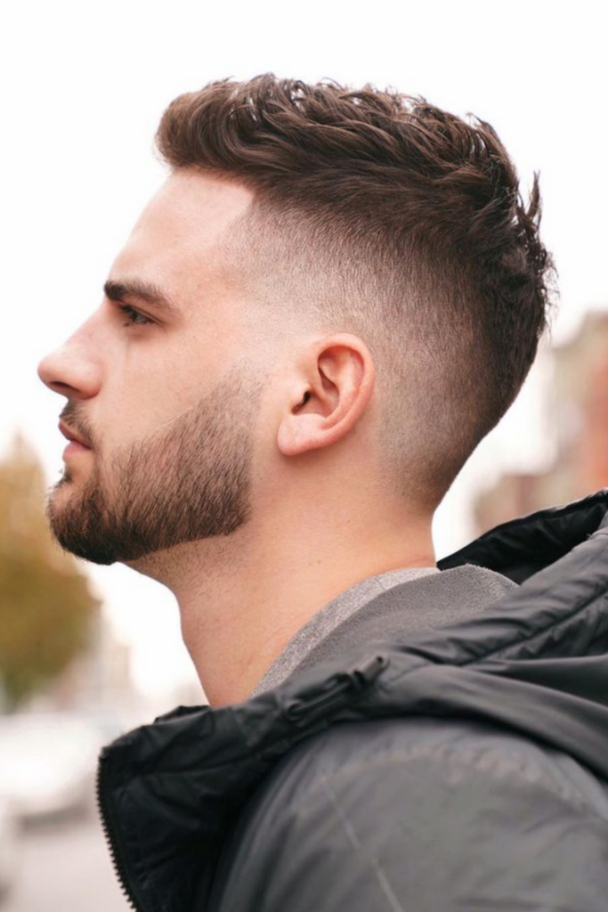 Short Part with Fade hairstyle