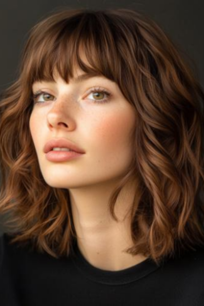 bouncy layers medium hair