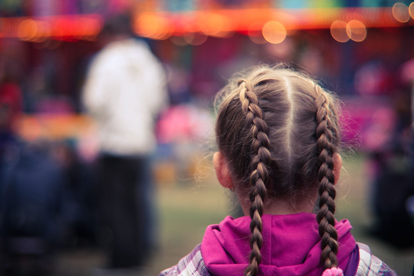 20 Adorable Halloween Hairstyles for Kids to Try Skeleton chic dutch braids — halloween hairstyle for kids