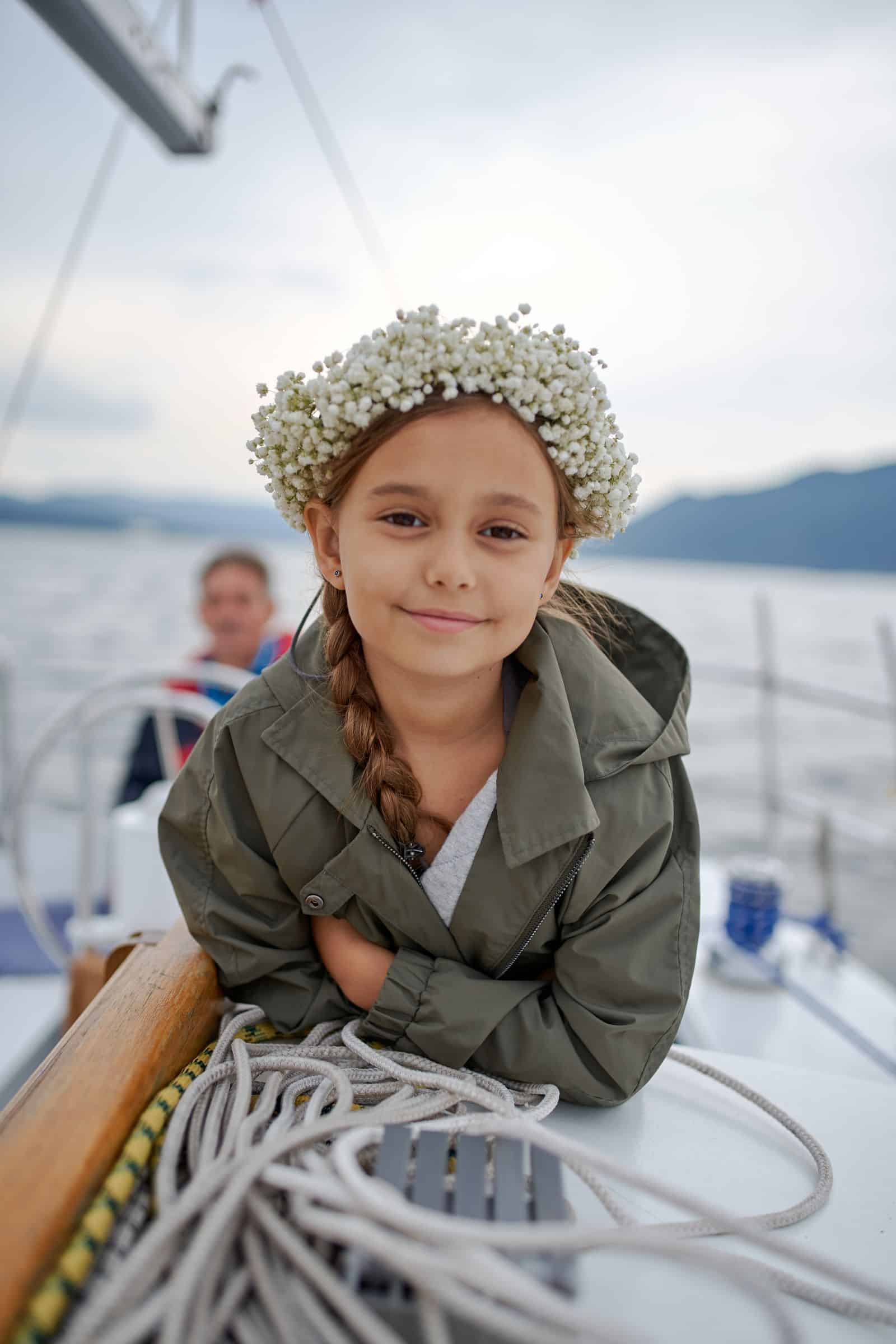 20 Adorable Halloween Hairstyles for Kids to Try Spiderweb crown braid — halloween hairstyle for kids with crown braid